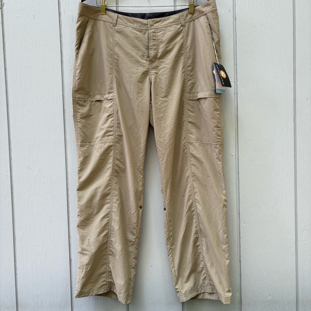 EX OFFICIO—Sol Cool Nomad Pant Petite—Women 16—Lightweight—Hiking—UPF 50—NWT